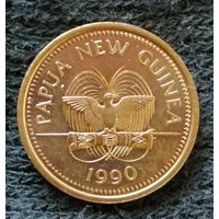 Папуа новая Гвинея 2 тойя 1990 г., KM# 2