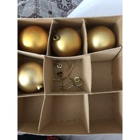 4 елочных шара из набора Сияние БССР