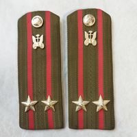 Погоны подполковника автомобильных войск ВС СССР.