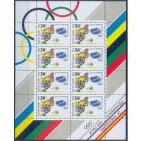 Серия "Олимпиада (Барселона'92)" в малых листах ** СССР 1991