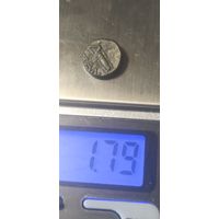 Монета Боспора, Пантикапей. Перисад 4-й, 155-125гг до н.э. Аполлон / горит ПАN..Сохран!!!