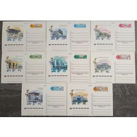 Олимпиада-80. Полный комплект. Олимпийские объекты. Чистые ПК