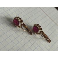 Серьги Au 585