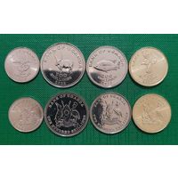 Уганда 50, 100, 200, 500 шиллингов 2015-2022гг. UNC