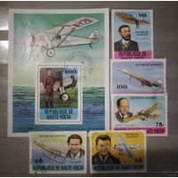 Верхняя Вольта. 1977г. Авиация.