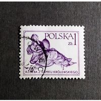 Марка Польша 1978 год Скульптура
