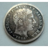 Португалия 500 эскудо 1859 г.