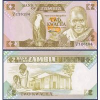 Замбия, 2 квача 1980-1988 г., P-24c(1), UNC