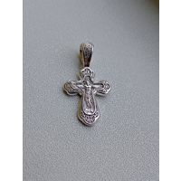 "Крест православный" 925 серебро, РФ, 3.2гр, красивый и рельефный!