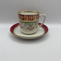 Антикварная чайная пара/кофейная пара. Франция. Арт 3331