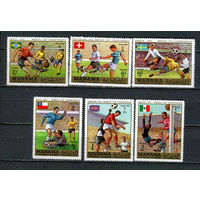 Манама - 1970 - Чемпионаты мира по футболу. Надпечатка 1970 WORLD CUP WINNER BRAZIL - [Mi. 284-289] - полная серия - 6 марок. MNH.  (Лот 84HF)-T41P22