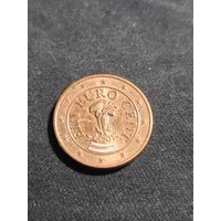 Австрия 1 евроцент 2012