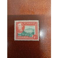 Сент-Винсент  Георг VI столица Кингстаун и форт Шарлот