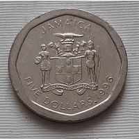 5 долларов 1996 г. Ямайка