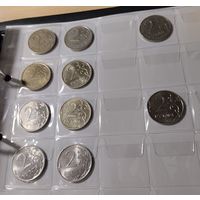 Лот монет РФ. 2 рубля, с рубля за все!!!