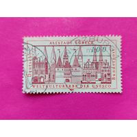 Германия. ФРГ. Архитектура. ( 1 марка ) 1990 года. 1-10.