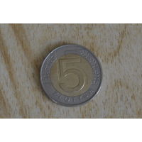 Польша 5 злотых 1994 с 1 руб