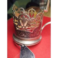 Подстаканник Кубачи СССР. Серебро 875. (90,86 г.) С рубля.