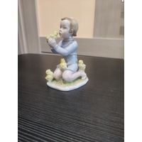 Статуэтка девочка с цыплятами rosenthal, германия
