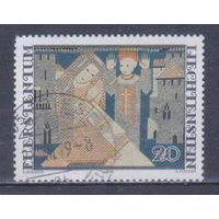 [984] Лихтенштейн 1979. Рождество. Гашеная марка.