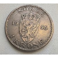 Норвегия 1 крона 1956  4-5-13