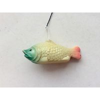 Елочная игрушка Рыба, пластик