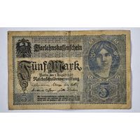 1917 год 5  марок Германия