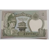 2 рупии образца 1995-2000 года. Непал. UNC