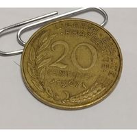 Франция. 20 сантим 1967