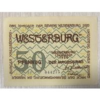 Нотгельд Вестербург 50 пфеннигов 1920 год. Веймарская республика