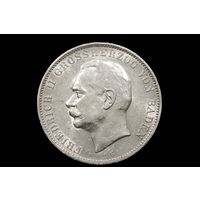 5 марок 1913 г. Баден (Германия), Фридрих II. Штемпельный блеск!