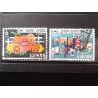 Испания 1981 Экспорт: вино и фрукты