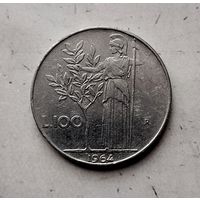 100 лир 1964 года Италия. Итальянская Республика. Единственная на аукционе!