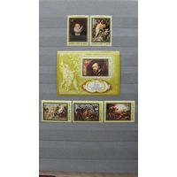Продажа коллекции с 1 рубля! Искусство на почтовых марках мира.