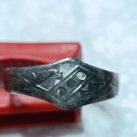 Перстень серебряный, на реставрацию. 31,39 г,  клейма , 84 проба. .