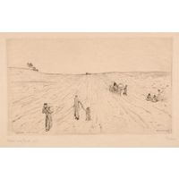 Фон Бэлоў. Дарога на Пінск. 1915.