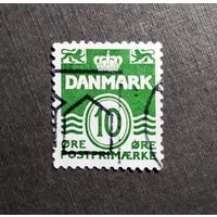 Марка Дания 1950 год Стандартный выпуск