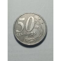 Бразилия 50 сентаво 2000 года .
