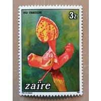 Марка Заир, Конго, флора, орхидея