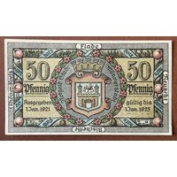 Нотгельд 50 пфеннигов 1921 год. Мюннерштадт. Веймарская республика