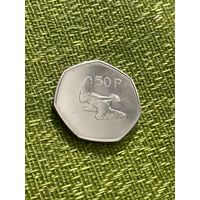 Ирландия 50 пенсов 1971 г ( возможно пруфф , очень малый тираж 50 тыс )