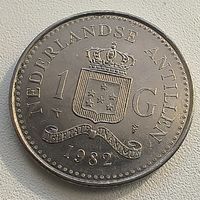 Антильские острова 1 гульден 1982  3-4-17