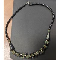 Советское Ожерелье на шею из природного камня 40см