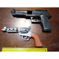 Пистолет детский 2 шт. рабочие. ЦЕНА ЗА ДВА