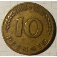 ФРГ 10 пфеннигов 1950 G
