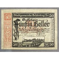 Нотгельд Австрия Шердинг, 50 геллеров 1920 год