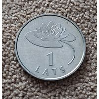 Латвия 1 лат, 2008 Лилия