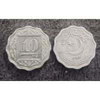 Пакистан 10 пайса 1988 аUNC из банковского пакетика