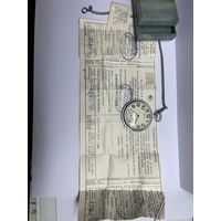 Часы карманные Молния 1982год СССР,новые с хранения с цепочкой.Старт с рубля