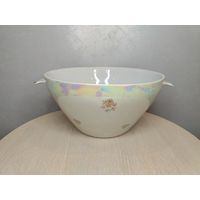 Все лоты с 1 Рубля. Шикарная салатница или супница! (?) ГДР. Кахла 70-е. Перламутр, позолота!!! KAHLA